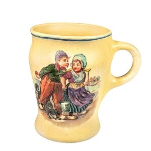 Vintage Roseville Pottery Dutch Creamware Mug